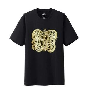 YAYOI KUSAMA x UNIQLO 'Gold
Pumpkin' MoMA SPRZ NY Art T-Shirt Black  Design